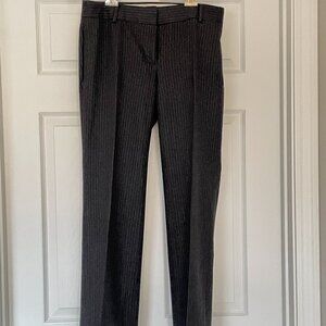 J Crew City Fit Striped 100% Wool Size 4